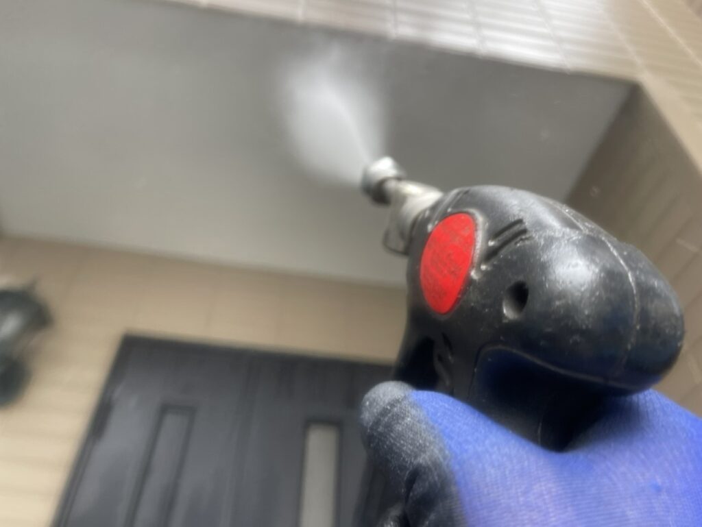 付帯部　高圧洗浄
