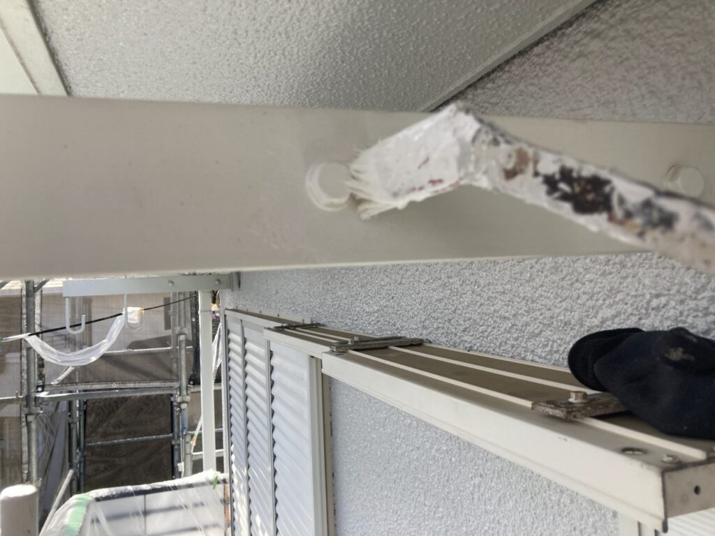 物干し竿塗装