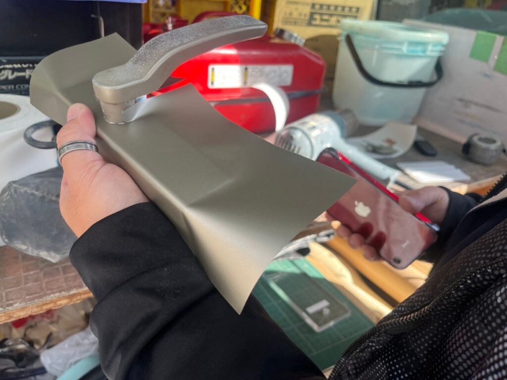 屋外対候性ダイノックフィルム貼り