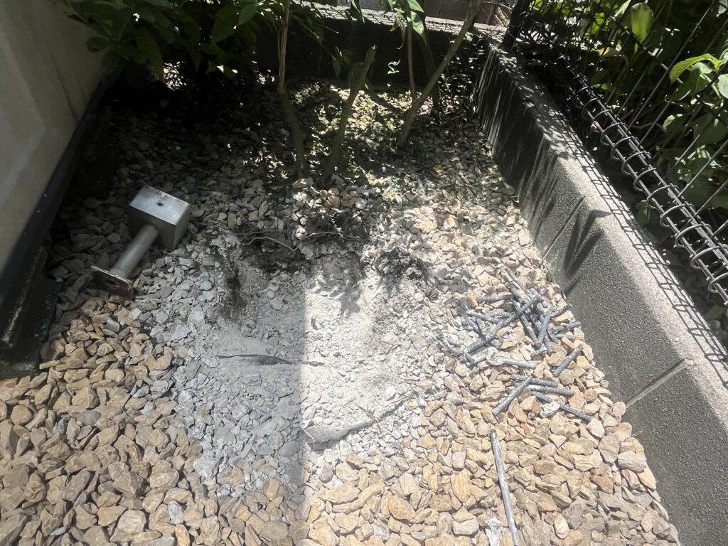 基礎解体後