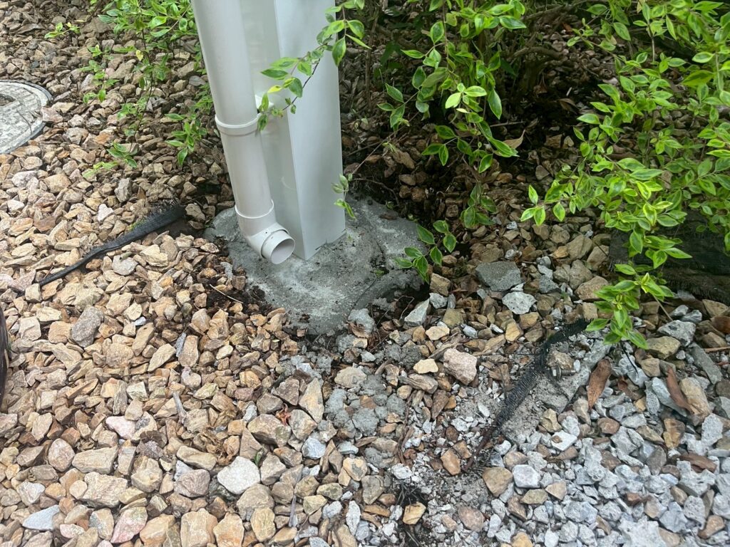 支柱基礎工事