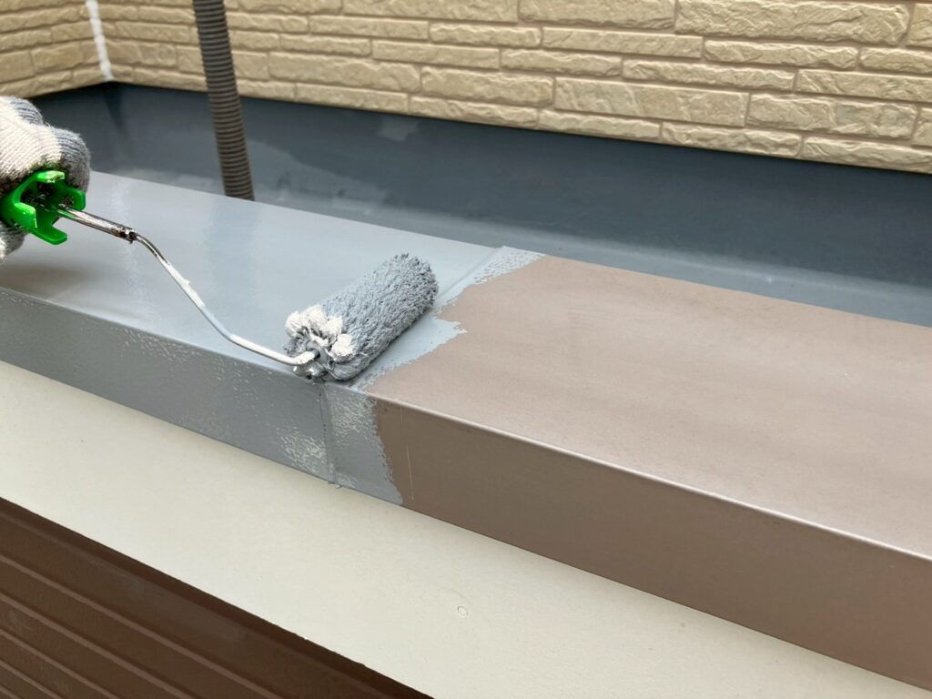 笠木 サビ止め塗布/エポキシ錆止め