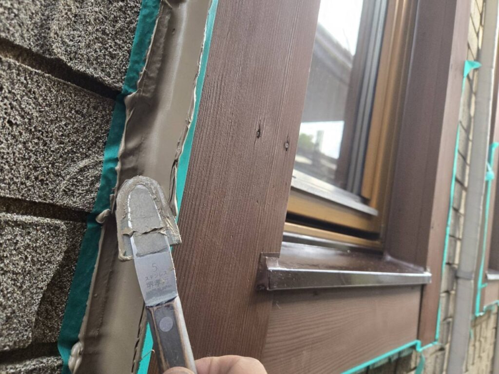 ヘラ押さえ