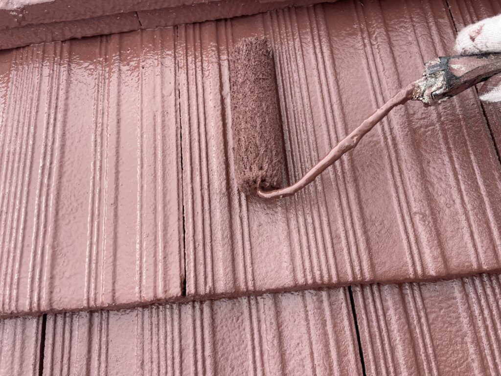 屋根上塗り
ファインパーフェクトベスト（ブラウン）