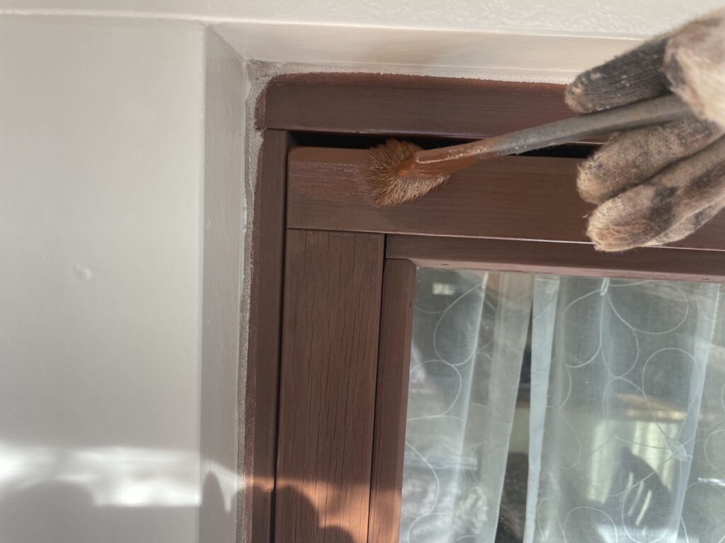 木製サッシ塗装
キシラデコールフォレステージHS（チーク）